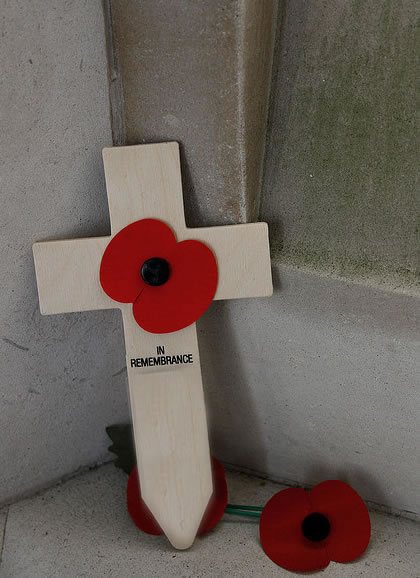 Poppy Cross Memorial - Remembrance Day
